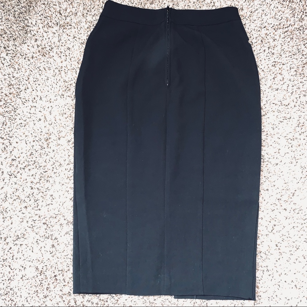 ⚡️H&M⚡️ zipper pencil skirt with front slit - Picture 3 of 4